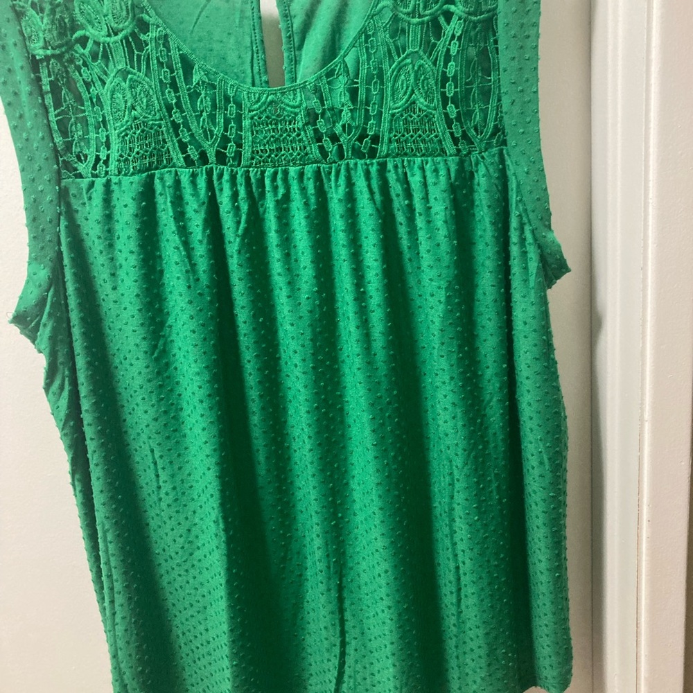 Green Blouse Zac & Rachel